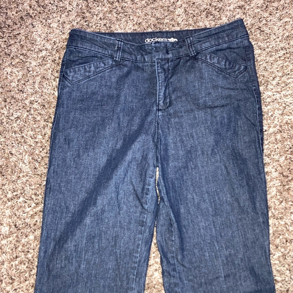 Dockers Straight/Trouser Leg Jeans - Dark Blue